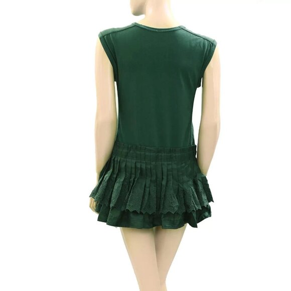 Daily Practice by Anthropologie Solid Set Mini Dress Embroidered XS NEW 274100 - Picture 7 of 8